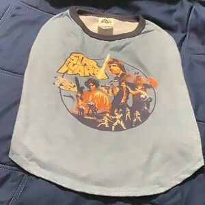 Star Wars Dog Tshirt sz Large skywalker Princess Leia Han Solo R2D2 Chewbaca